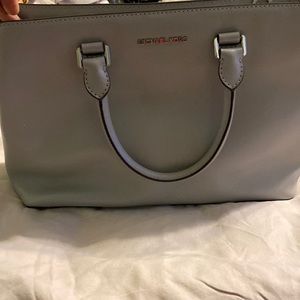 Michael Kors Large Gray Hand/Shoulder/Cross Body Bag-Good Condition